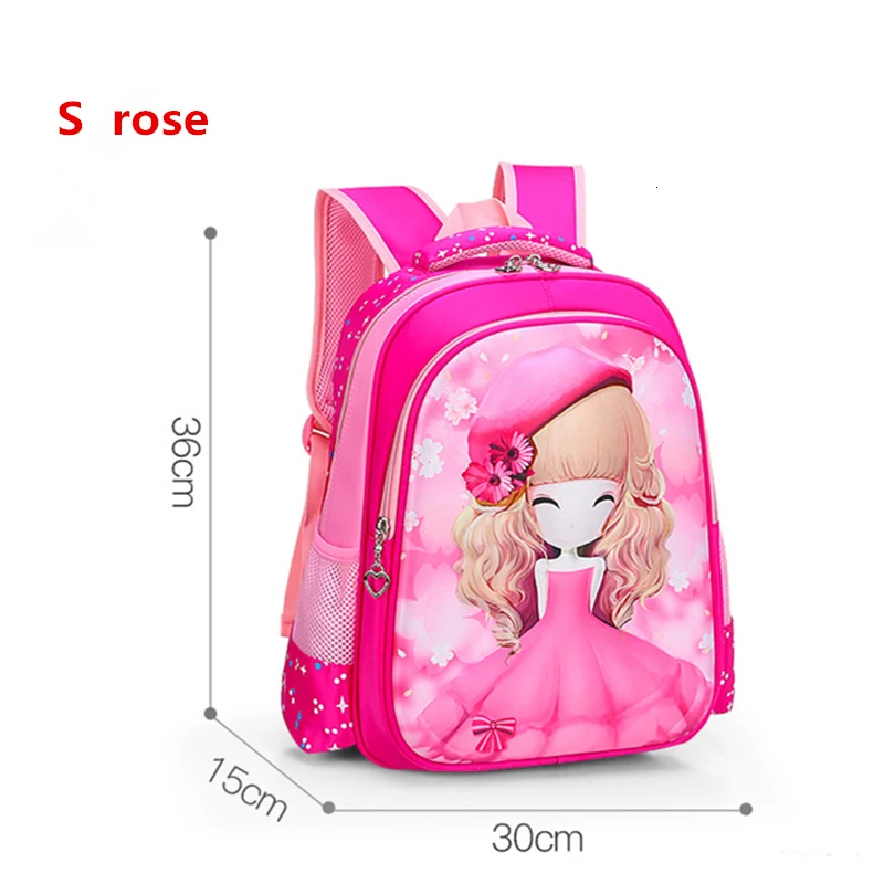 YK-Leik  fashion cartoon printing children school bags for girls High quality waterproof schoolbags Cute child backpacks