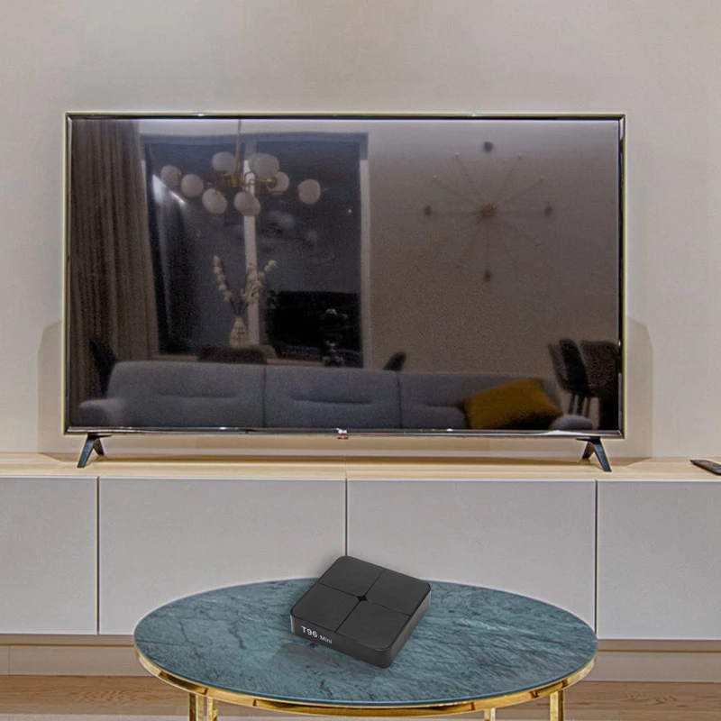 T96 Мини Android 7 1 Smart Tv Box ГБ ОЗУ 8 Гб ПЗУ Rk3229 четырехъядерный 2 4G Wifi 4K H2.65 телеприставка