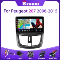 srnubi android 10 car radio multimedia video player for peugeot 207 cc 207cc 2006 2007 2008 2009 2010 2015 2din rds stereo dvd
