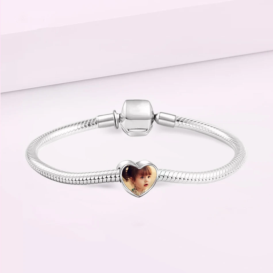 Подлинная серебряная подвеска в виде сердца с надписью и персонализированными