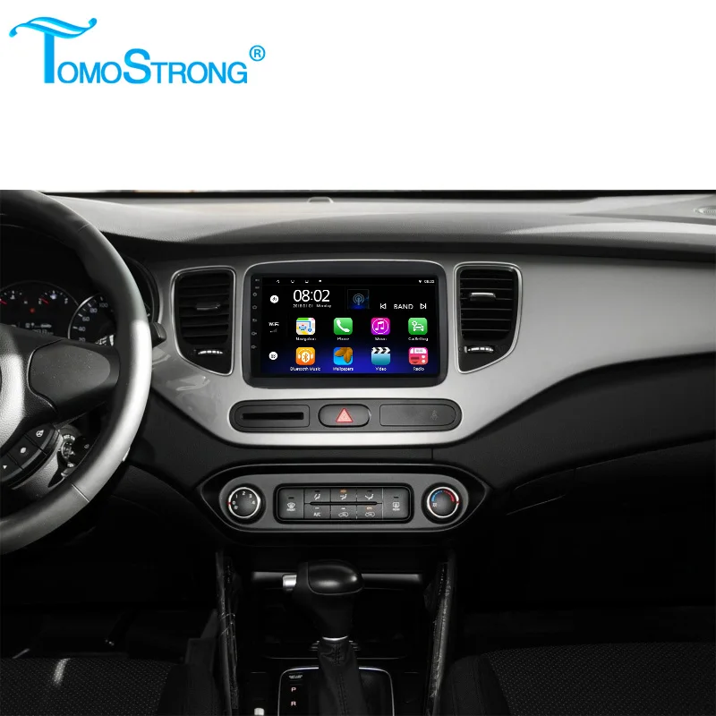 Автомагнитола с GPS навигацией мультимедиа для KIA Carens 2013 2014 2015 2016-2018 bluetooth Wi-Fi SWC fm