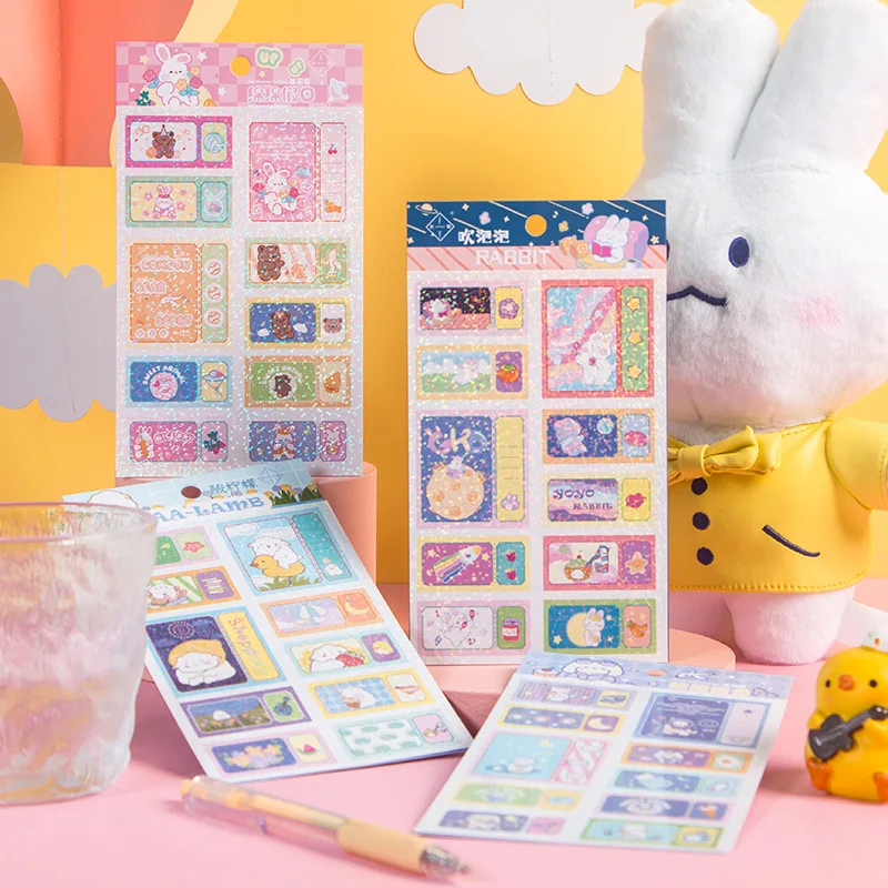 

Cute Cartoon DIY Hand Account Decoration Material Paper Sticker Decoration Diary Scrapbooking Label Sticker Stationery