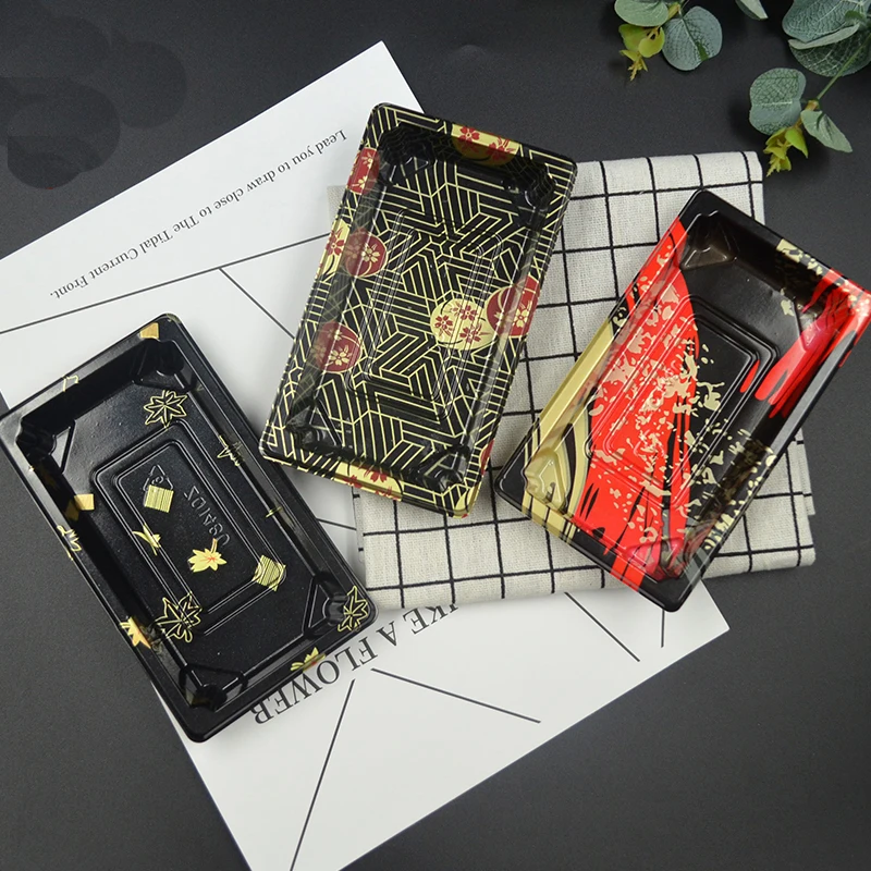 Одноразовая коробка для суши мини блюда поднос еды тарелка торт печенье упаковка