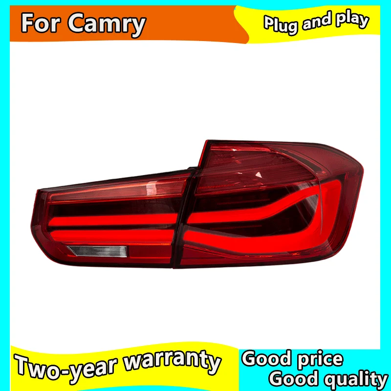 Для BMW F30 F35 светодиодный задний фонарь 2013 2014 2015 2016 2017 красный Копченый черный