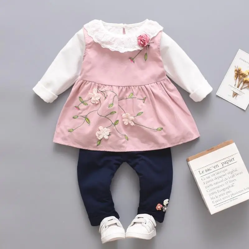 Новая весенне осенняя одежда для девочек жилет футболка с длинными рукавами