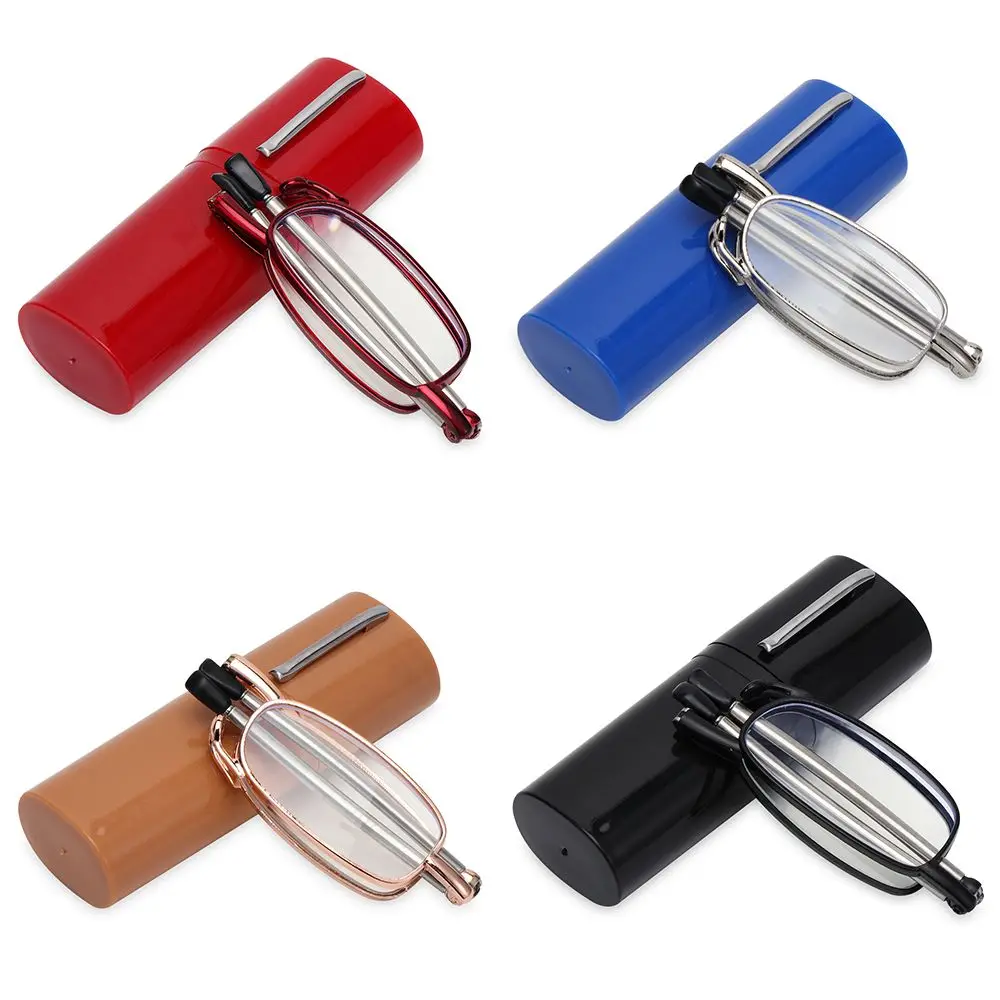 Легкие складные очки для чтения с футляром легкие защитой от глаз компьютерные