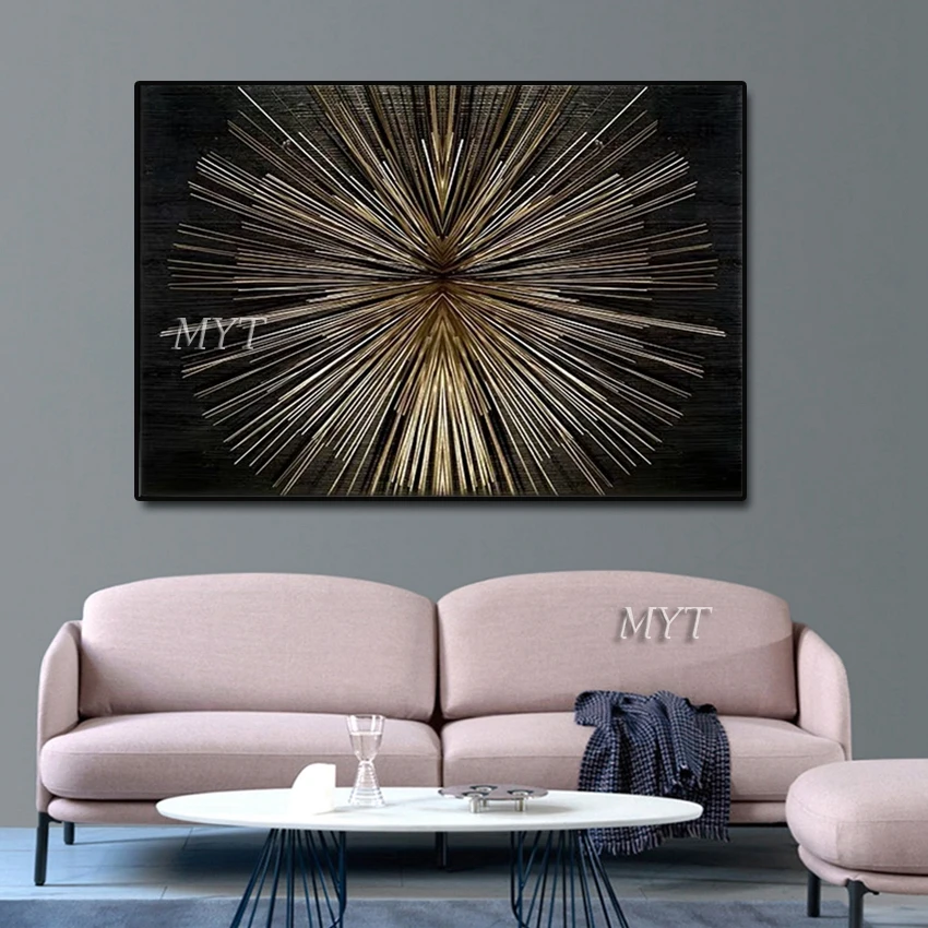 Бесплатная доставка абстрактные картины ручной росписи Настенная роспись