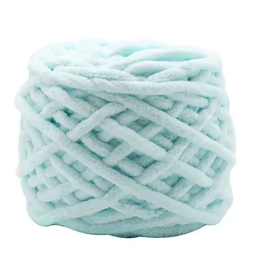 Lighe Blue Soft Thick Cotton Knitting Woolen Yarn Ball DIY Handcraft for Sweaters Scarves New - Цвет: Lighe Blue