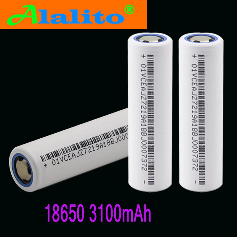 Для samsung LG18650 батареи 3100mah INR18650 3,7 V аккумуляторы литий-ионные 18650 30a большой ток 18650VTC7