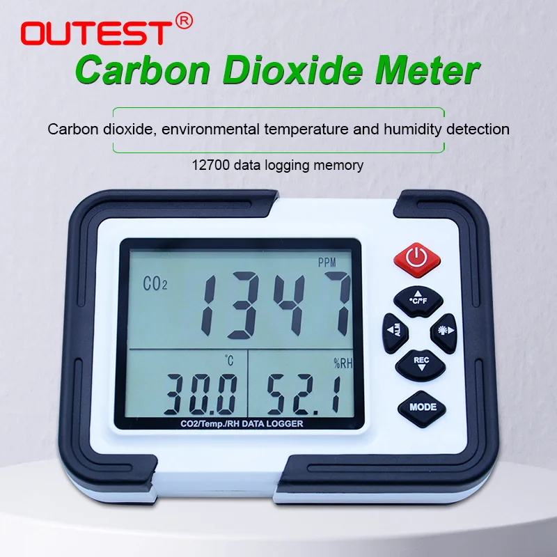 HT 2000 цифровой СО2 МЕТР CO2 монитор детектор анализатор газа 9999ppm Анализаторы