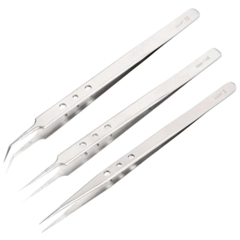 Топ нержавеющая сталь высокие эластичные щипцы супер мобильный телефон ремонт