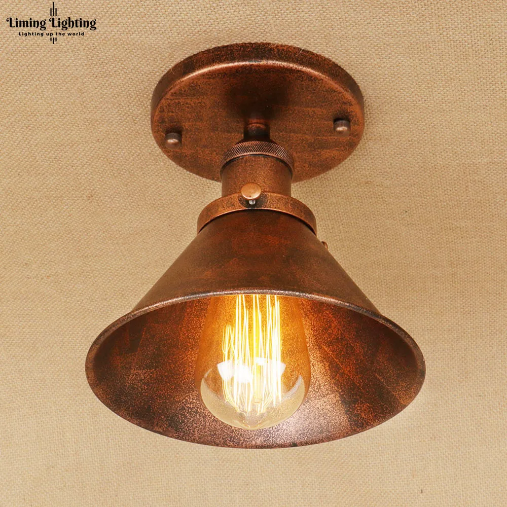 Лофт винтажные потолочные светильники Lamparas De Techo Lustre Luminaria Abajur комнатная потолочная лампа освещение Промышленное освещение для гостиной