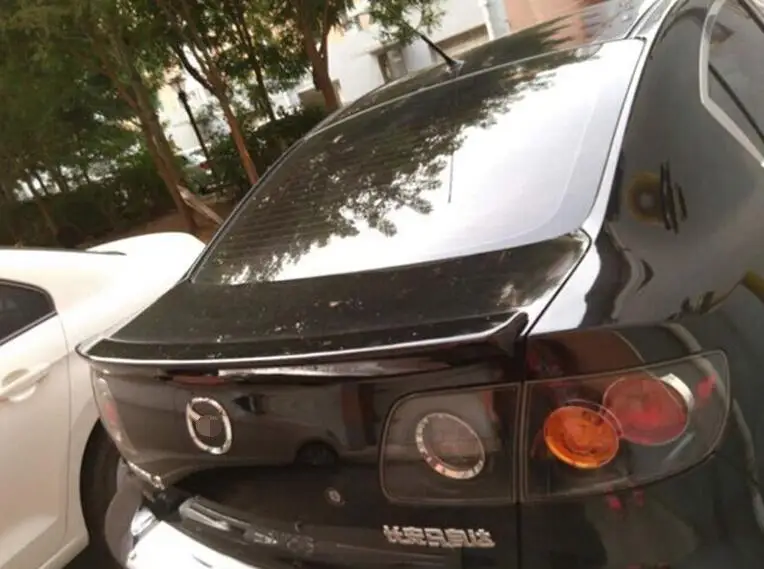 Горячая Распродажа праймер ABS черного и красного цвета задний спойлер для Mazda 3 M3