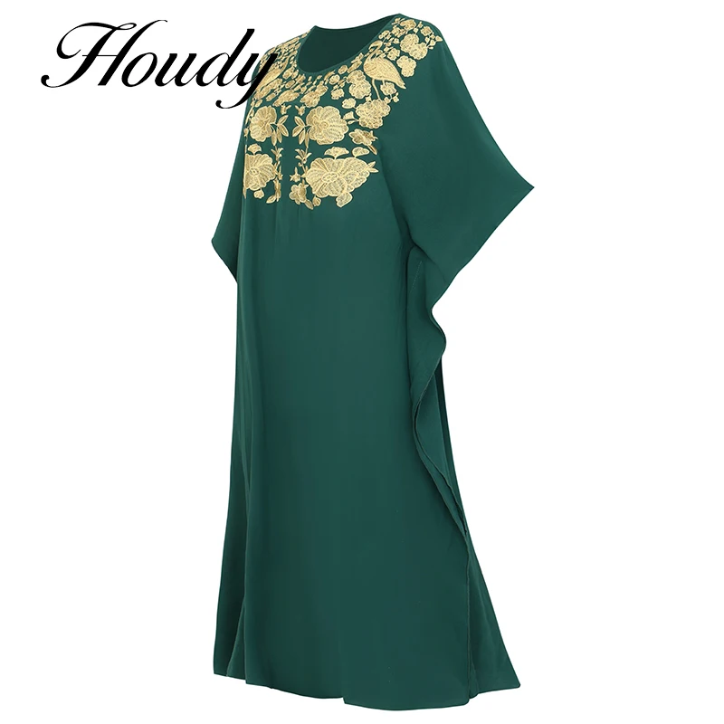Женская длинная юбка Eid Green с вышивкой Дубайский турецкий исламский