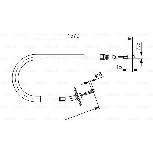 Rope handle rear right 1565  MB Sprinter/Vario 95 BOSCH 1 | Автомобили и мотоциклы