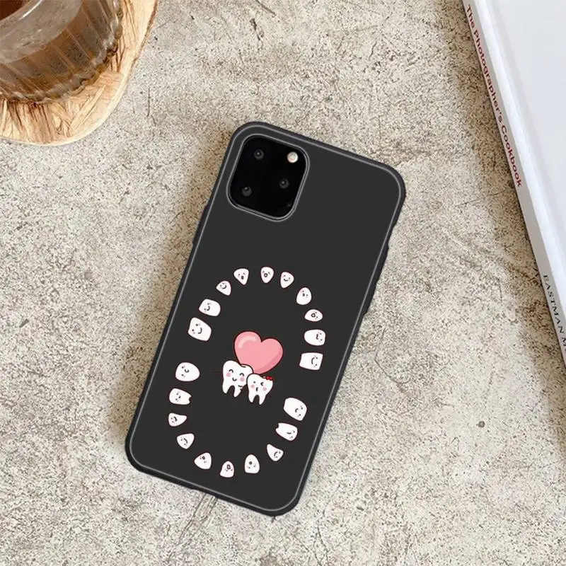 

Tooth Dentist Soft Phone Case For Iphone 6 6s 7 8 Plus XR X XS XSmax 11 12 Pro Mini Max