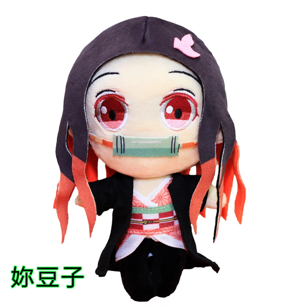 

Кавайные Детские высококачественные плюшевые аниме куклы Kamado Tanjirou Agatsuma Zenitsu Kamado Nezuko, игрушки, мягкие кавайные игрушки для детей