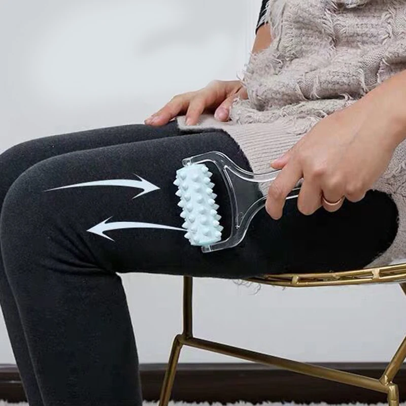 Ручной антицеллюлитный роликовый массажер акупунктурный массаж точек