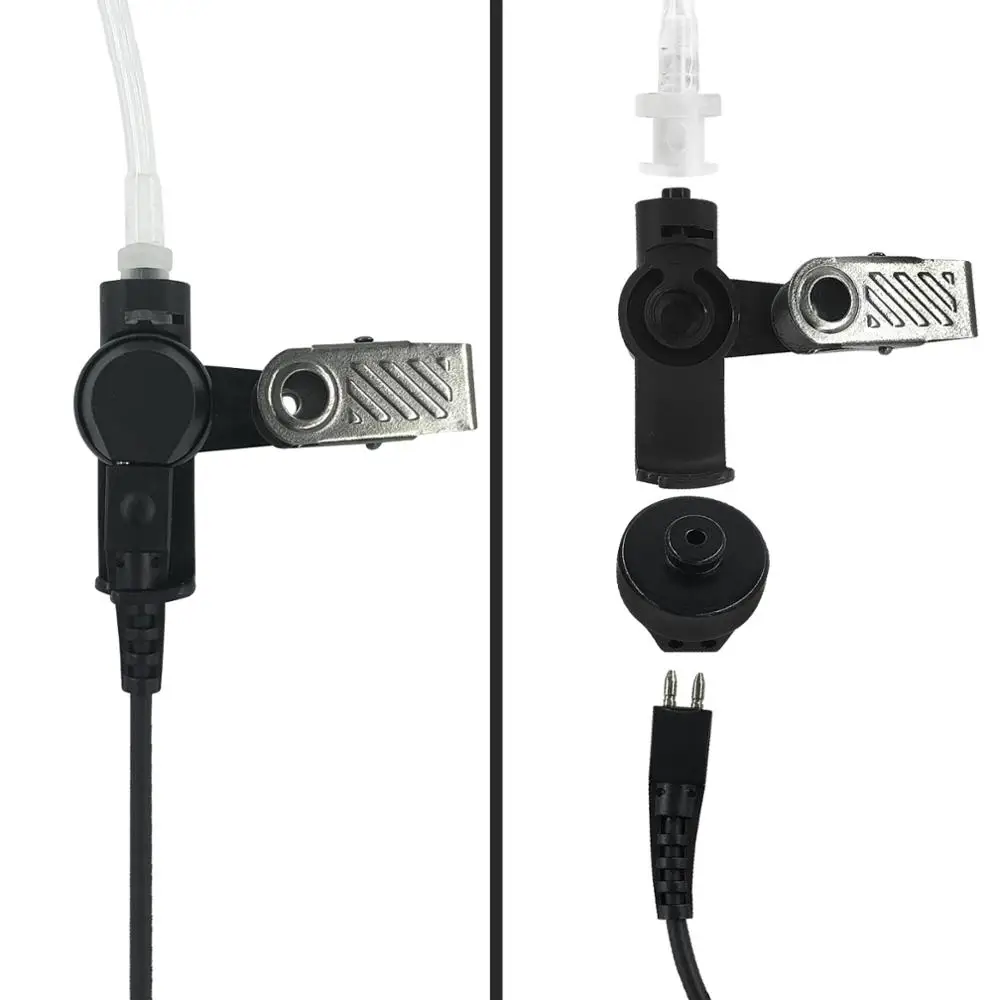 VBLL Акустическая трубка для видеонаблюдения гарнитура наушник с микрофоном PTT