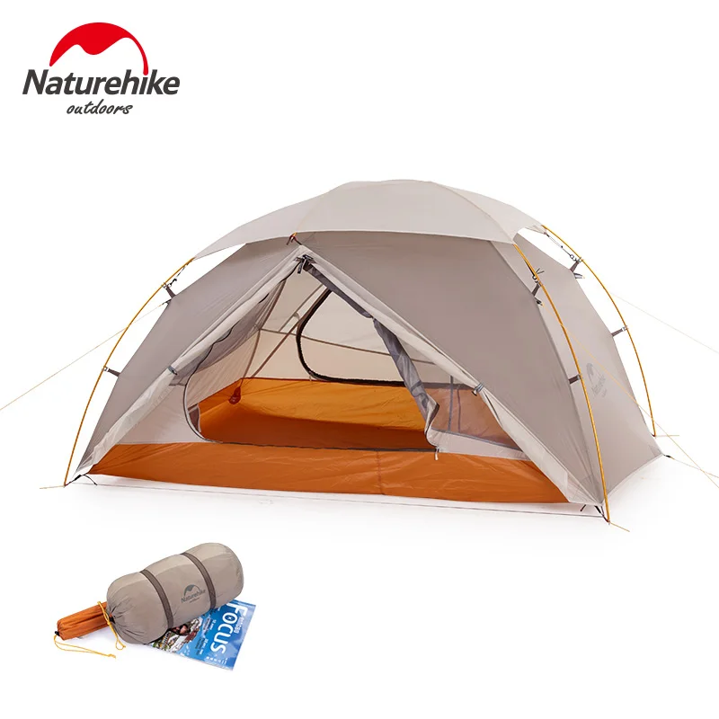

Naturehike Nebula 20D 2 Person Camping Tent Portable Waterproof Outdoor Travel Equipment Ultralight Tent With Top View Window