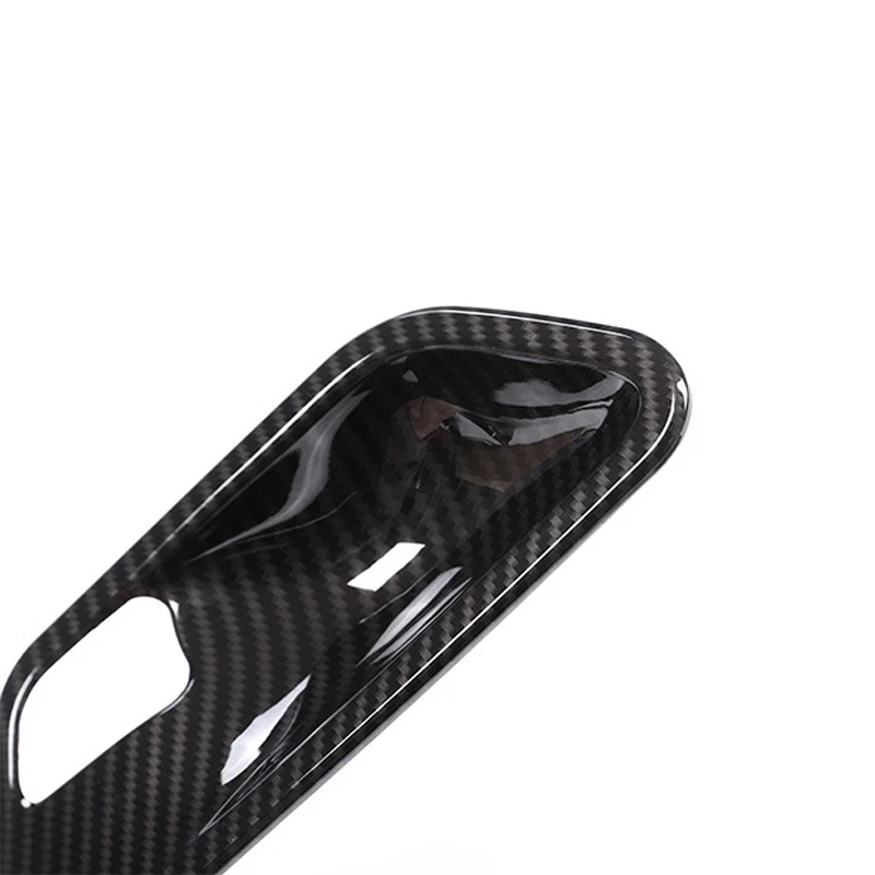 ABS углеродное волокно текстура интерьера автомобиля Дверная ручка крышка чаши