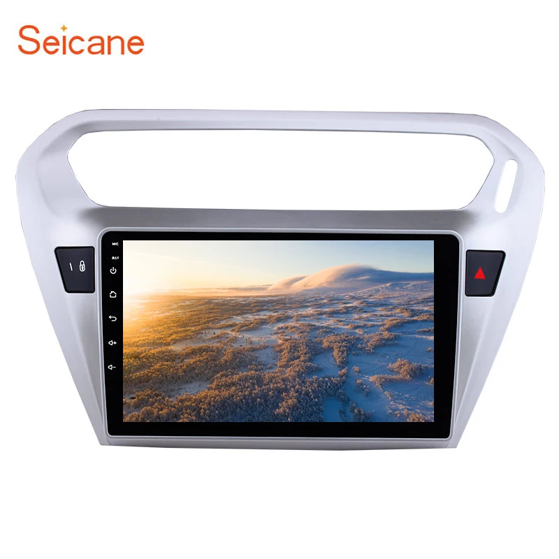 Seicane 9 дюймов Автомобильный DVD мультимедийный плеер Android 1 для Citroen Elysee Peguot 301 013 2014