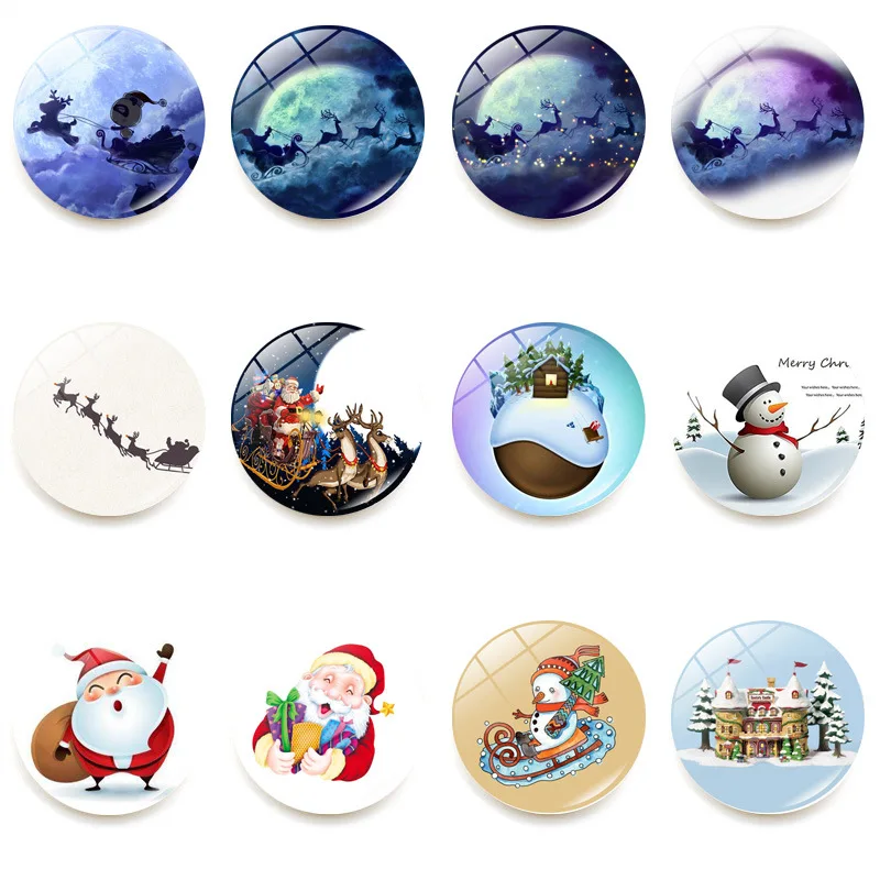 5 шт./компл. Рождественский день мультяшный холодильник Magn набор креативные