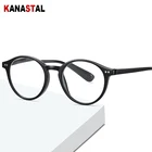 Женские очки для чтения, мужской анти-синий светильник, блокирующие очки, ретро круглые очки, оправа для пожилых людей, очки для чтения + 1,00 + 4,00