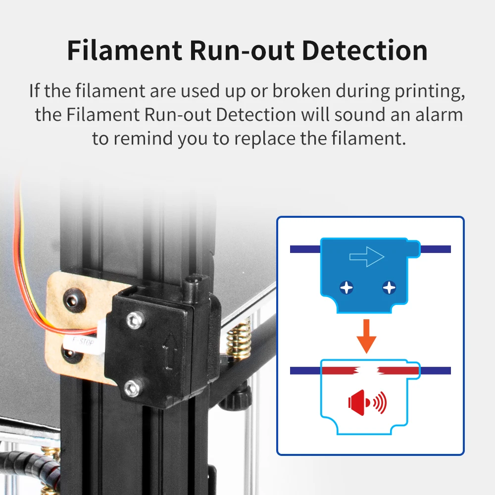 3D Printer 330*330*400mm Auto leveling Filament Sensor Dual Titan Extruders Large Build Plate Dual colors Printing X5SA-2E