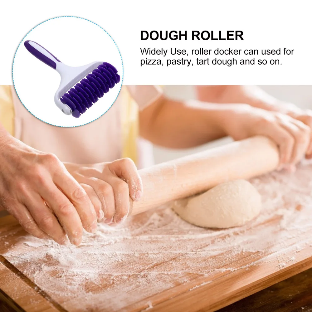 

1pc Practical Baking Tools Cookie Wheel Pin Kitchen Pizza Crust Needle Roller Docker