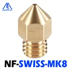 Латунное сопло MK8 с резьбой M6 для филамента 1,75 мм, для 3D-принтеров Hotend J-head Cr10, тепловой блок Ender 3 Smart-CR10 Hotend