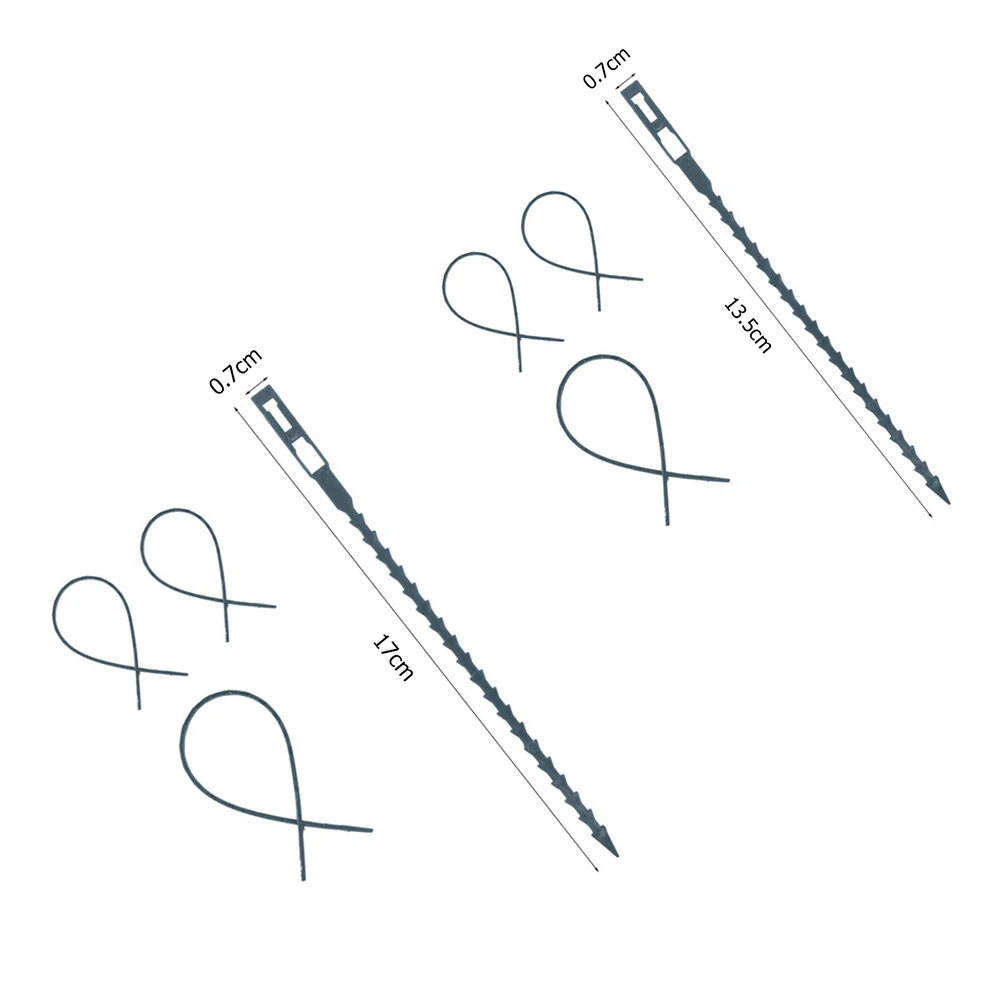 

50x/bag Plant Ties Plastic Adjustable Stem Climbing Support Tool Multifunctional Outdoor Garden Accessaries Supplies