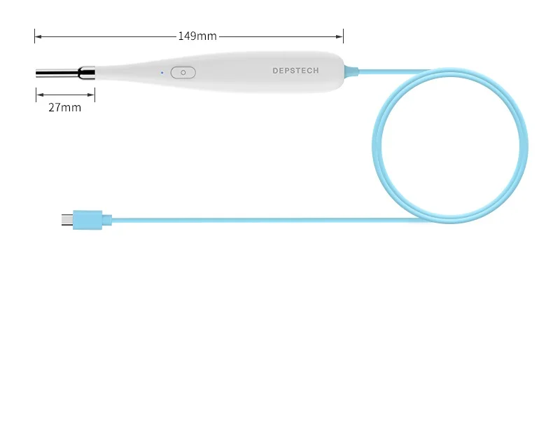 1,0 МП Высокое разрешение usb type C Интерфейс светодиодный светильник эндоскоп 3,9 мм водонепроницаемый медицинский осмотр камера цифровой микроскоп