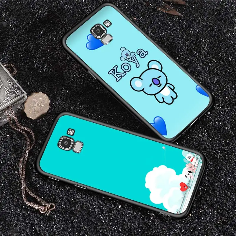 

Cute cartoon 21 For Samsung J8 J7 Duo J730 J6 J5 J530 J4 J3 J330 J2 Core Star Prime 2018 EU Plus Black Phone Case