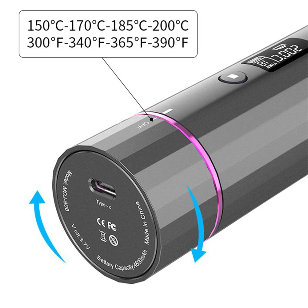 

Smart Automatic Hair Curler Wireless Curling Iron LCD Display Practical Ceramic Curly Hair Wand Hairdressing Styler Hair Crimper