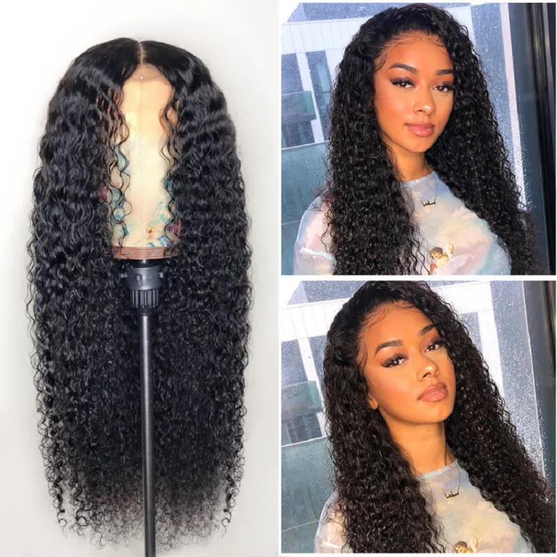 

Hairmoda 32 дюйма 13x6x1 T парики из натуральных волос бразильские Кудрявые Волнистые глубокие 4x4 парики на сетке для женщин 150%