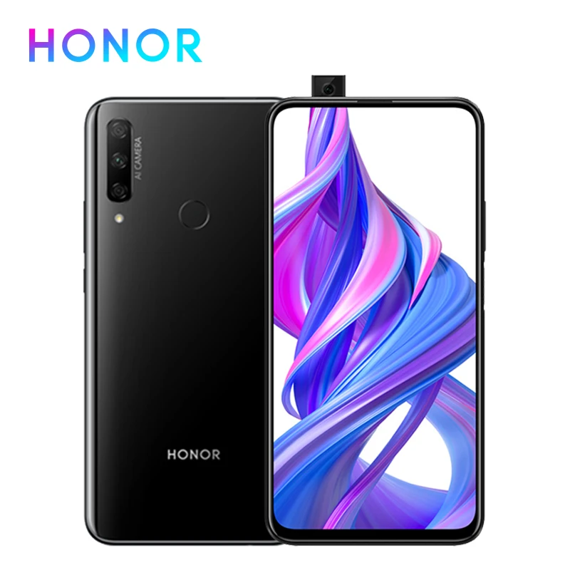 В наличии глобальная версия Honor 9X смартфон 4G 128G 48MP Triples камера 6 59 ''экран