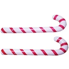 6 шт.компл. надувная Рождественская трость из ПВХ, активная атмосфера, Детская интерактивная игрушка