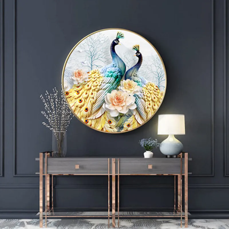 Алмазная вышивка &quotсделай сам&quot картина с изображением павлина | Дом и сад