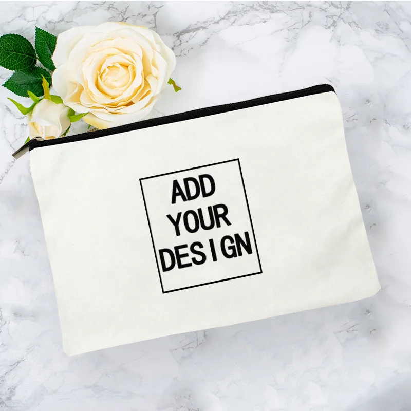 

Custom Cosmetic Bag for Make Up Mini Pouch Bags Women Free Shipping Travel Organizer Handbags Kawaii Women's make up bag