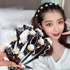 Двойная челка, заколка для волос для мужчин и женщин, спортивная повязка для волос, аксессуары, двухслойная челка, повязка на голову с зажимами