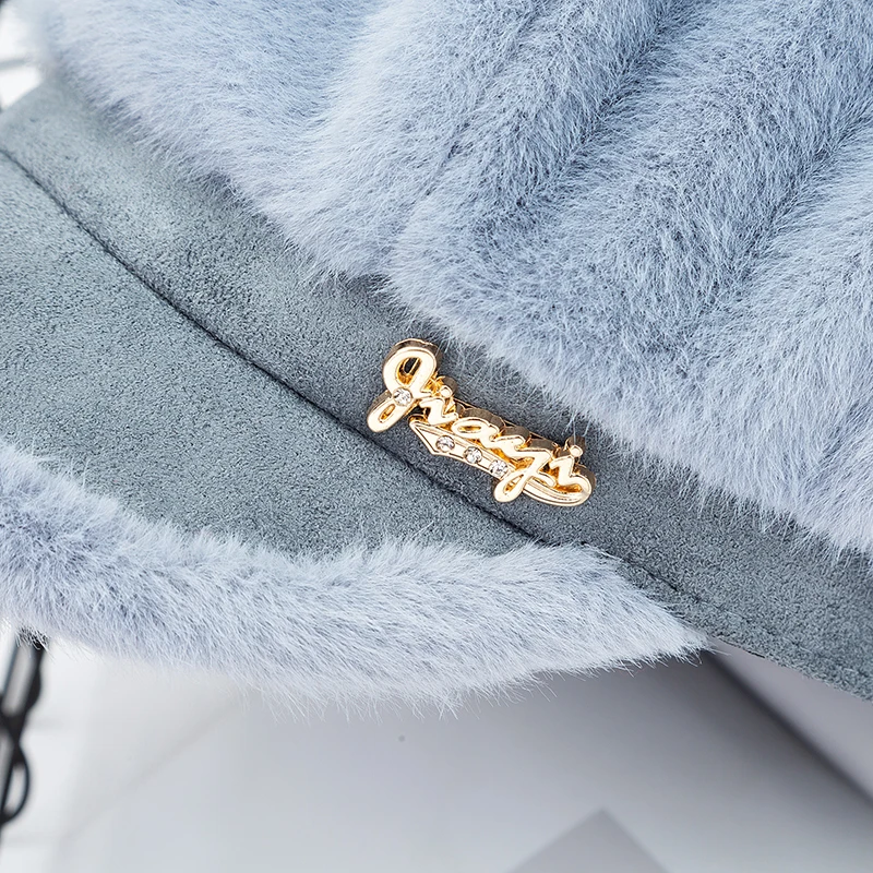 Женский Бархатный берет [Onidfurow] осенне-зимний восьмиугольный шапки стильные