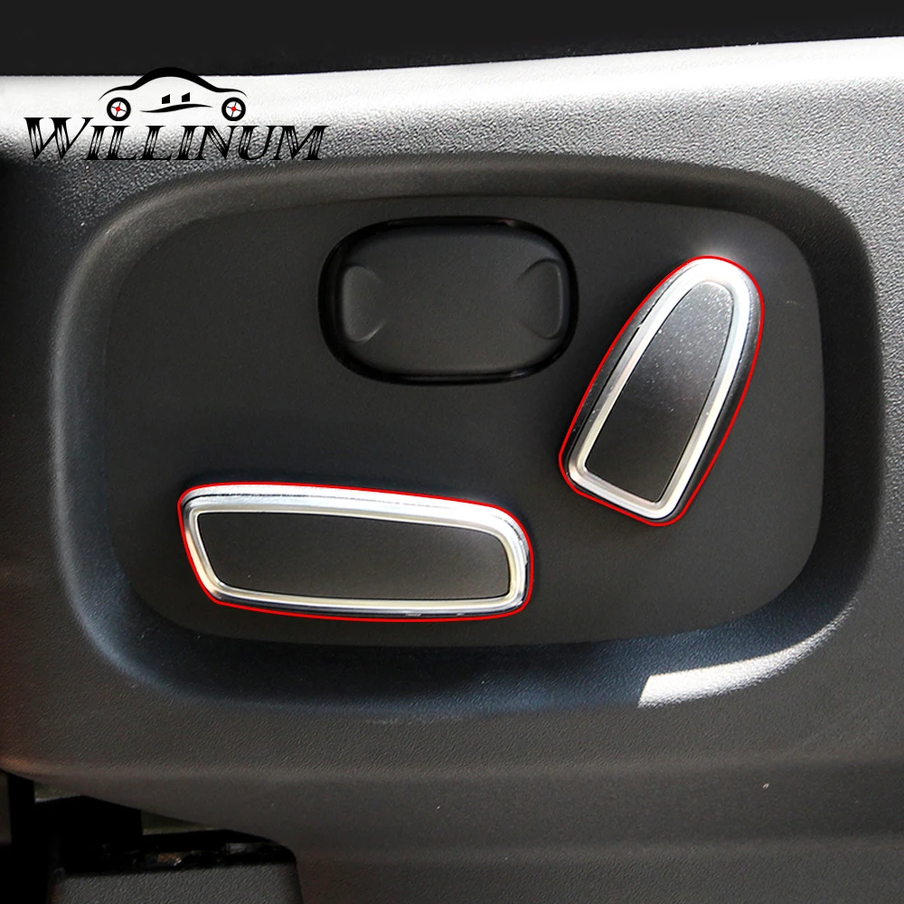 

Car Seat Adjustable Knob Button Switch Cover For Land Rover Discovery 4 Range Rover Sport Evoque Left Right Seat Button Case Cap