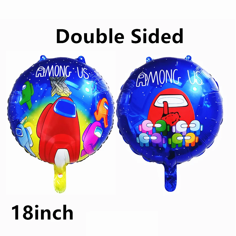 1 комплект фольгированные воздушные шары с надписью Crewmate |