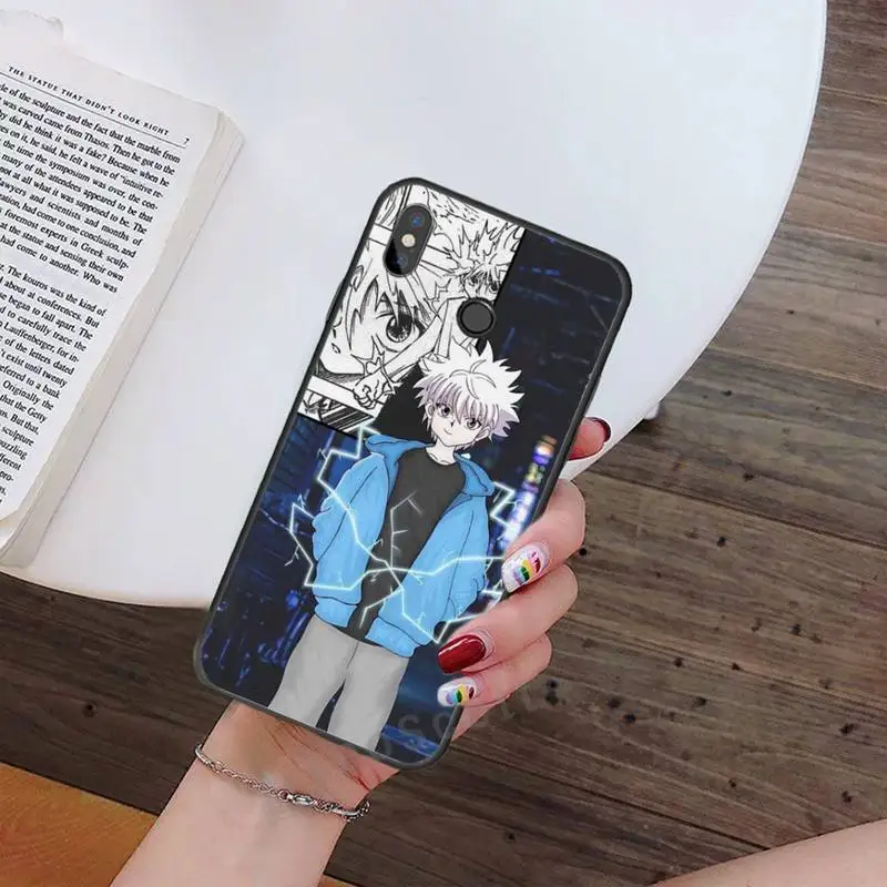 

Full-time Hunter Japan anime Phone Case For Xiaomi Redmi note 7 8 9 t max3 s 10 pro lite Luxury brand shell funda coque