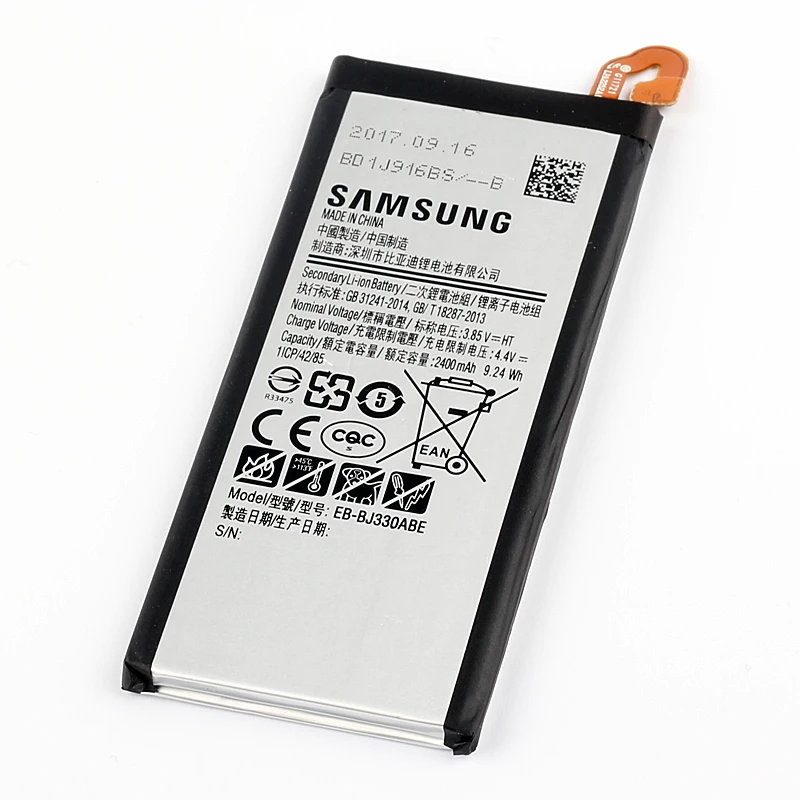 Оригинальный аккумулятор Samsung EB-BJ330ABE для GALAXY SM-J330 J3300 J3 2017 Edition мобильный телефон