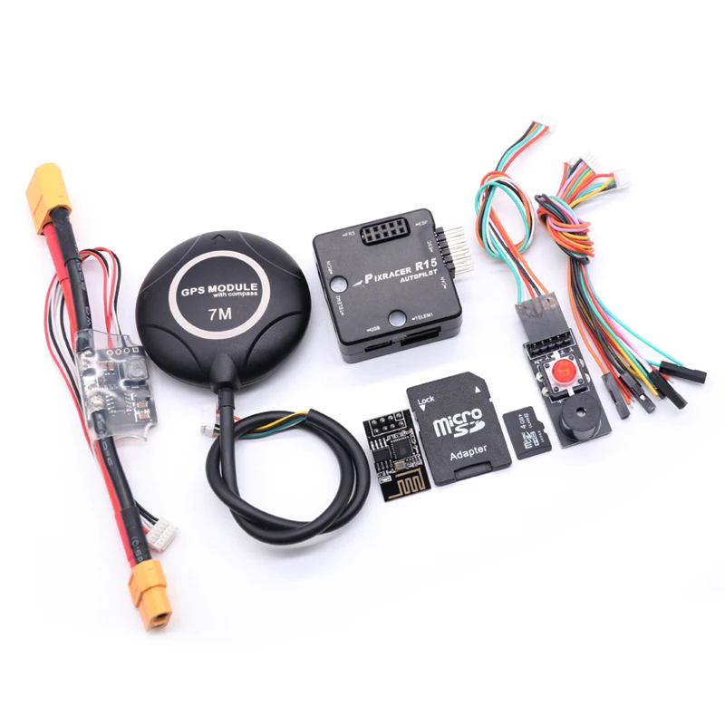 Pixracer R15 Autopilot xracer PX4 Pixhawk Flight Controller +7M GPS  Drone Quadcopter Multicopter