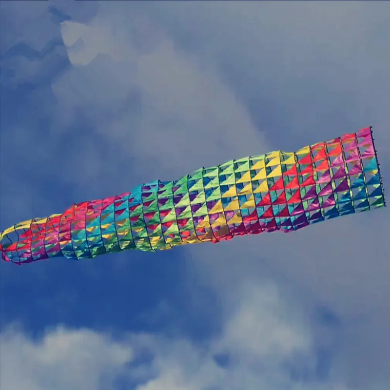 4 8 м большая корзина для рыбы ветрозащитная ветровая трубчатый змей уличная