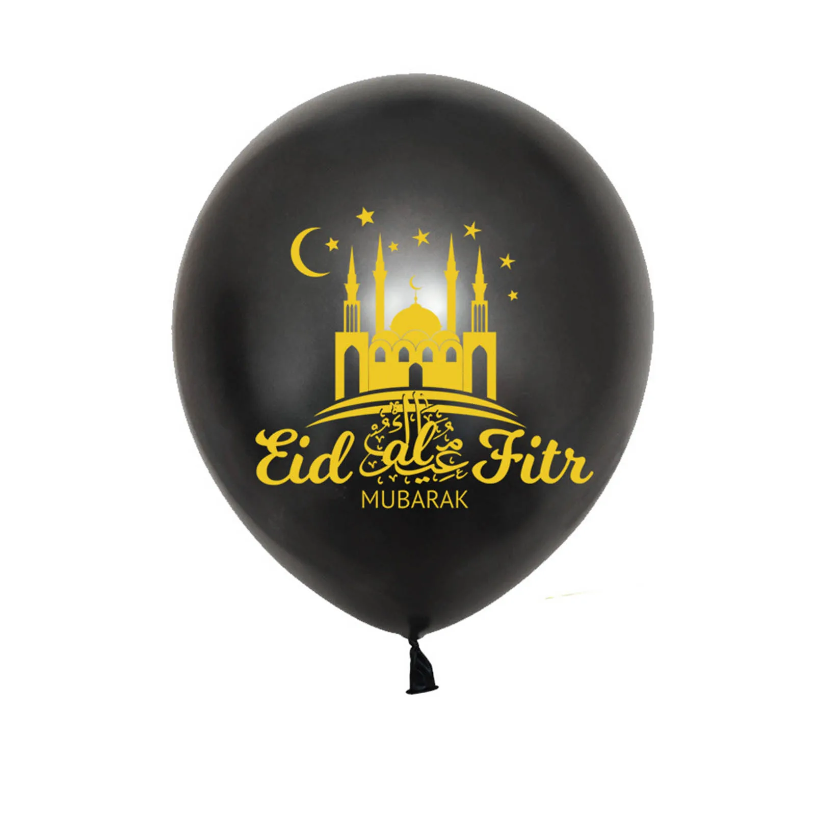 

50pcs/set 12Inch Eid Mubarak Latex Balloon Ssy To Inflate Reusable Balloon Party Decoration Home Hanging Ornament