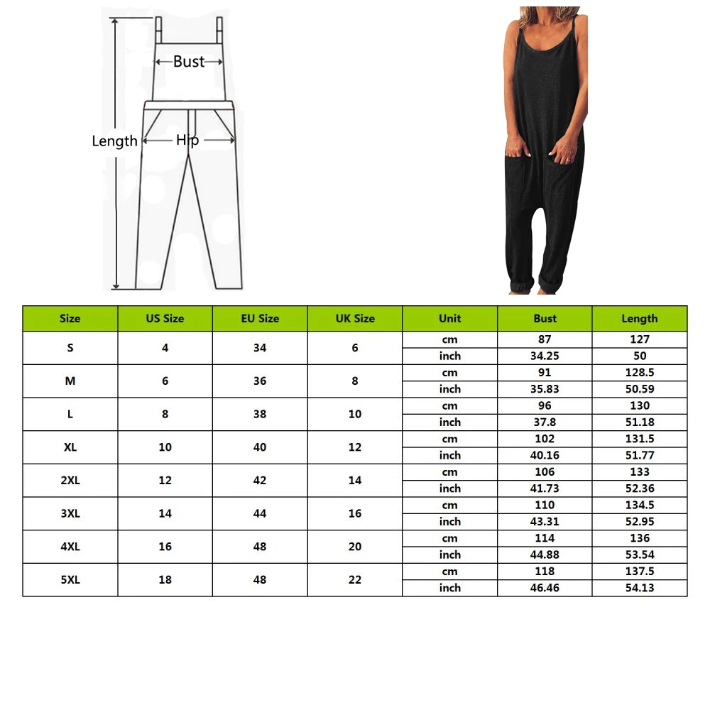 Женские Свободные Комбинезоны HEFLASHOR Длинные с широкими штанинами боди высокого